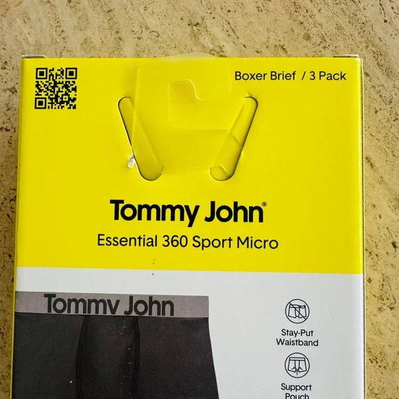 NEW Tommy John Performance Micro Stretch Boxer Brief 3 pack Medium - Picture 4 of 5